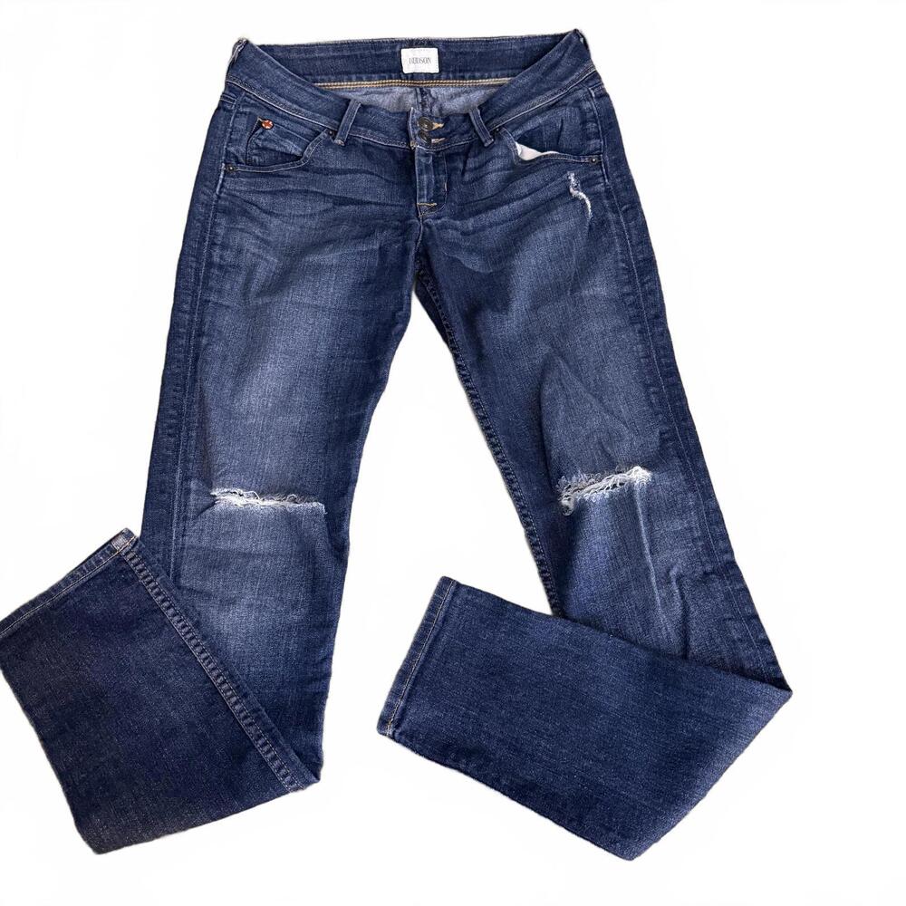 HUDSON Collin Flap Skinny Jean WMS‎ Size 26 Minimalist Core Preppy Modern Luxury